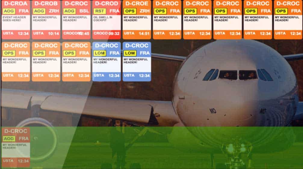 Live Data Dashboard for Aviation