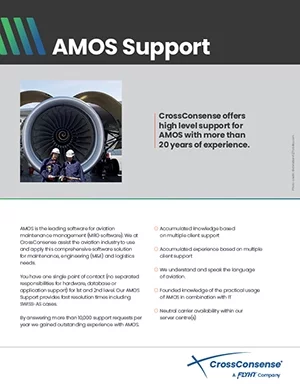 Download CrossConsense AMOS Support brochure
