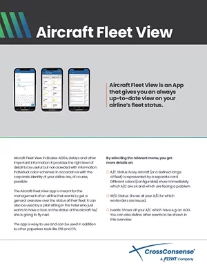 Download CrossConsense Aircraft Fleet View brochure