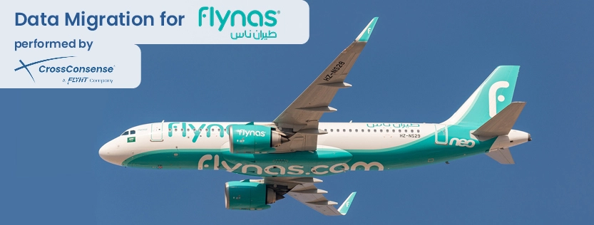 CrossConsense performs Data Migration for flynas