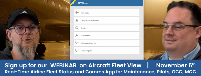 Webinar 2025 on Aircraft Fleet View